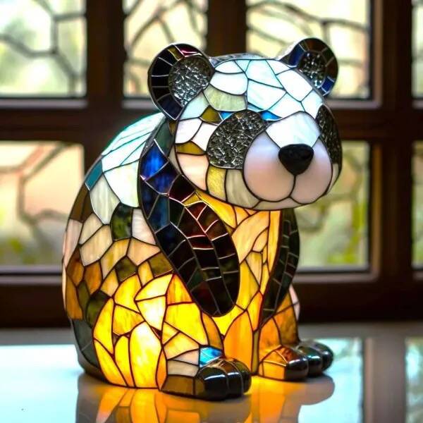 Indoor Resin Decorative Statue Lamp Creative Artistic Table Light for Home Living Room Decor