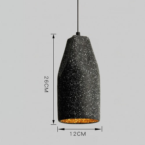 Nostalgic Industrial Cement Pendant Light – Vintage Ceiling Lamp