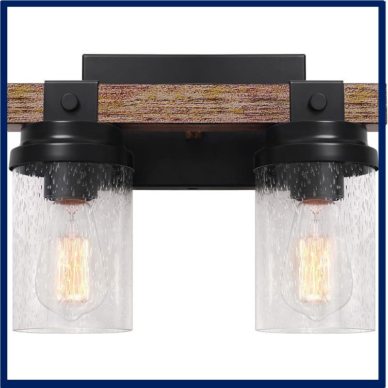American Rustic Wall Lamp Country Style Corridor Passage Bedroom Bedside Wall Sconce Light