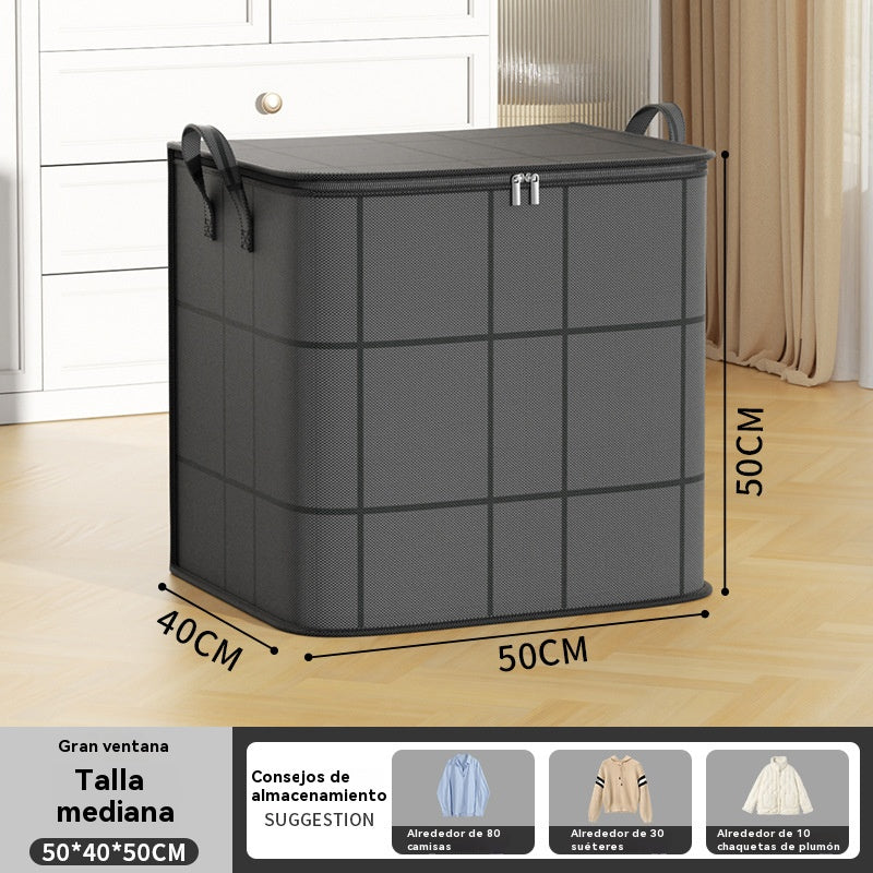 Large Capacity Clothes Storage Bag Wardrobe Organizer Quilts & Clothing Storage Bag for Moving & Travel