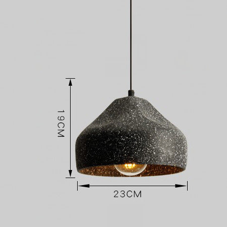 Nostalgic Industrial Cement Pendant Light – Vintage Ceiling Lamp