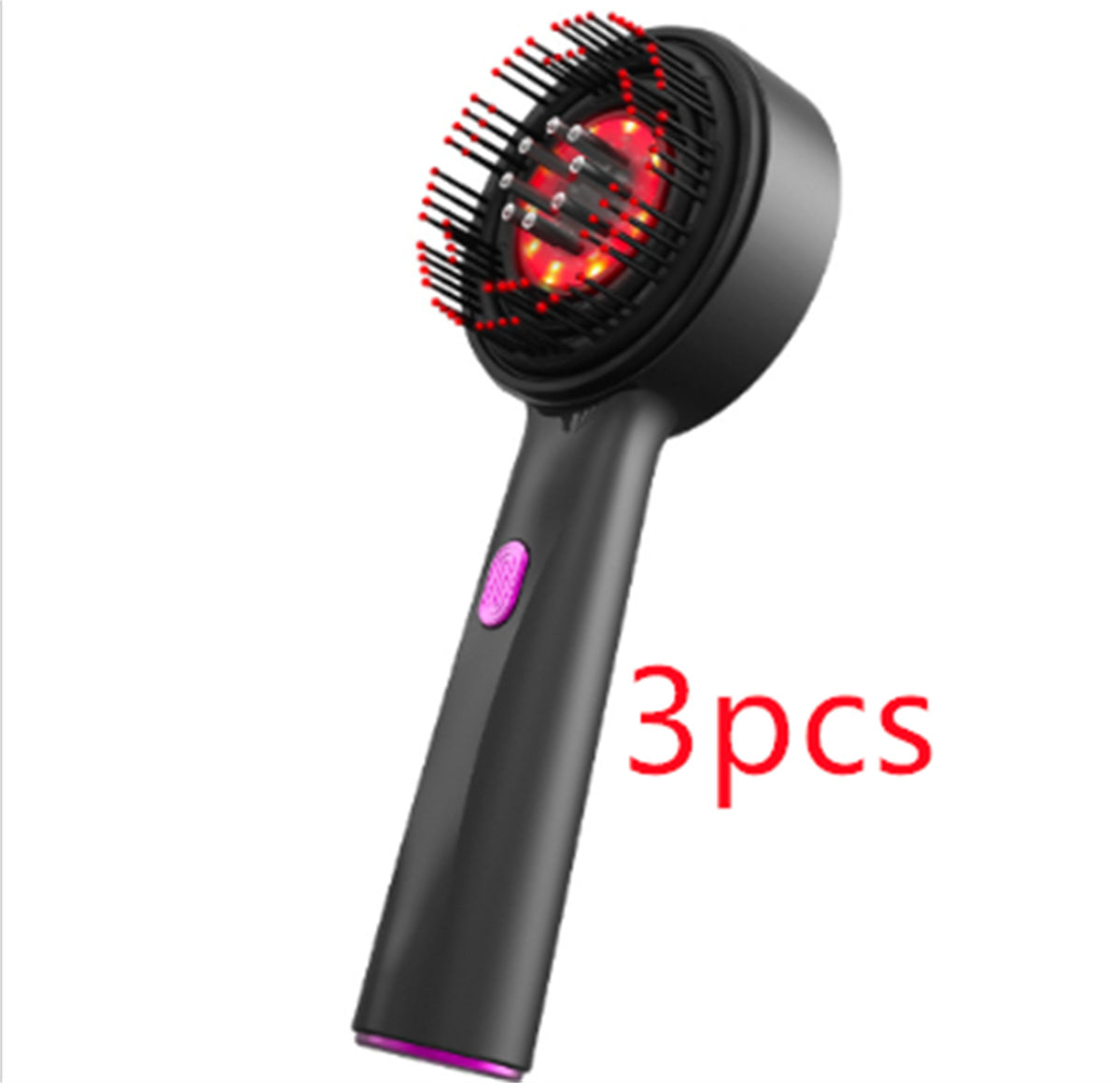Electric Massage Comb Red Light Scalp Care Anti Slip Hair Care Multi Functional Scalp Massager for Home Use
