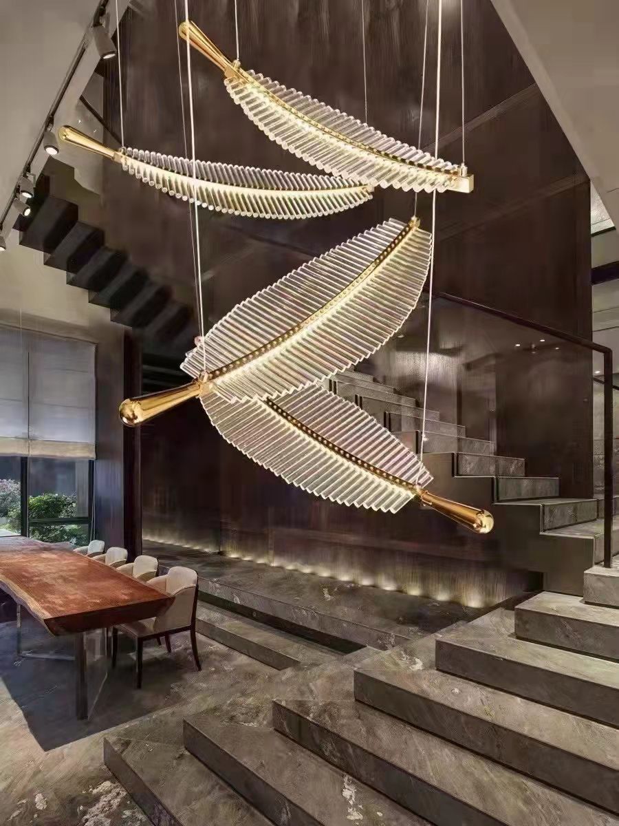 Creative Leaf Art Chandelier – Hotel, Office & Commercial Lighting