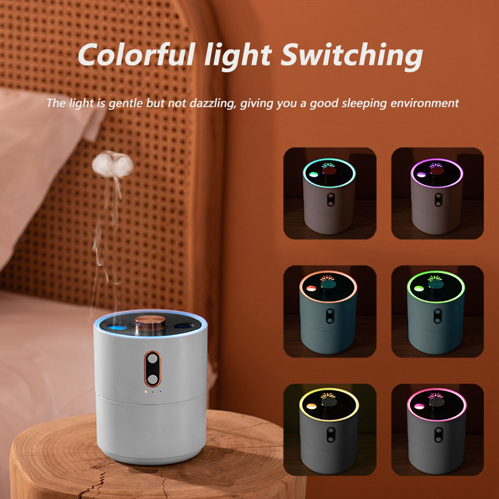 Jellyfish Spirit Desktop Air Purifying Humidifier Ultrasonic Aroma Diffuser Mist Maker for Home Office Decor