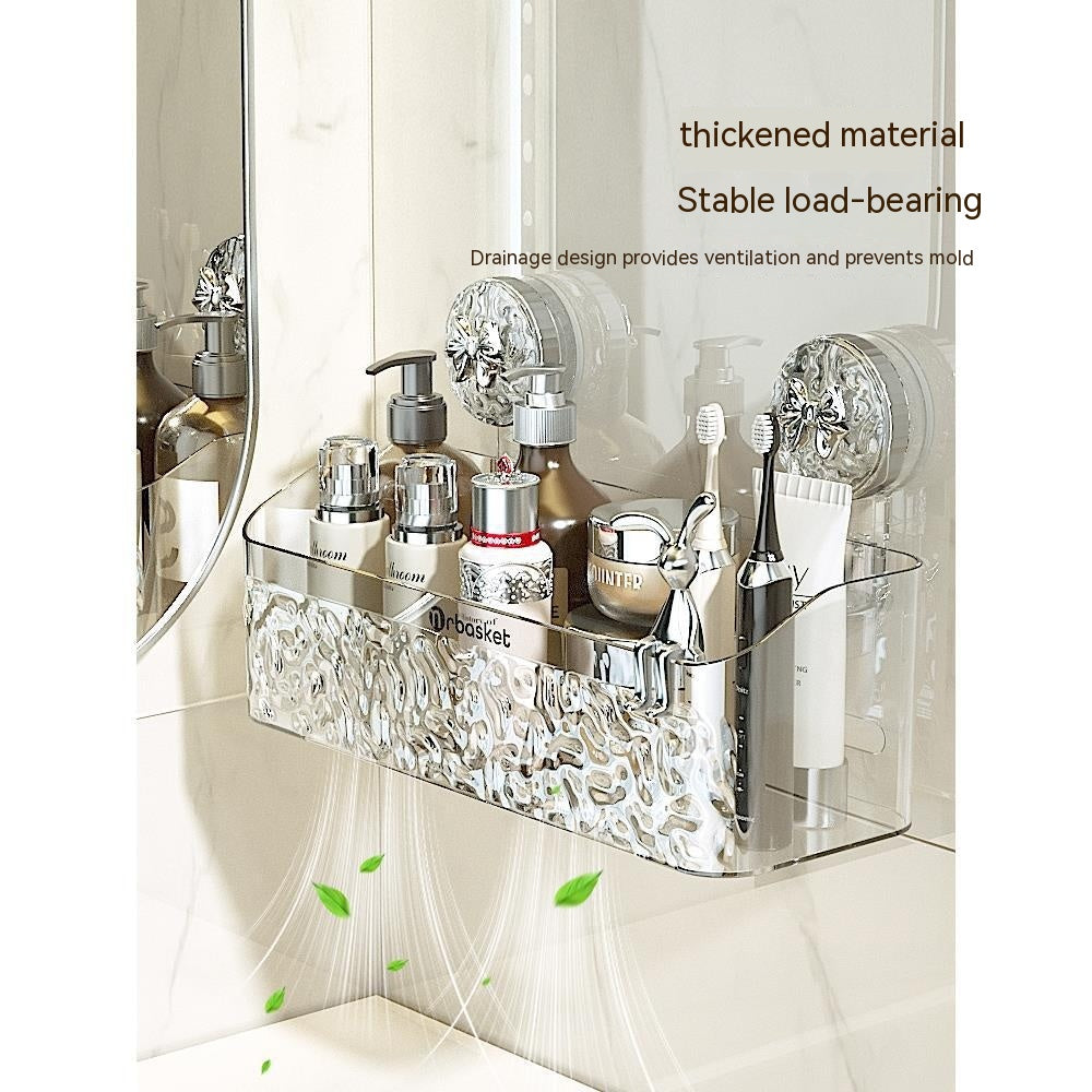 Wall-Mounted Bathroom Storage Box – Tissue, Shaver & Cloth Organizer Rack for Bathroom