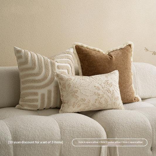 High End Sofa Throw Pillows Back Cushions Soft Furnishings Luxury Living Room Home Decor