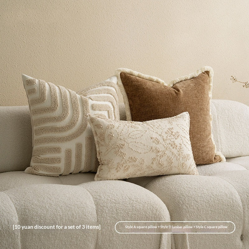 High End Sofa Throw Pillows Back Cushions Soft Furnishings Luxury Living Room Home Decor