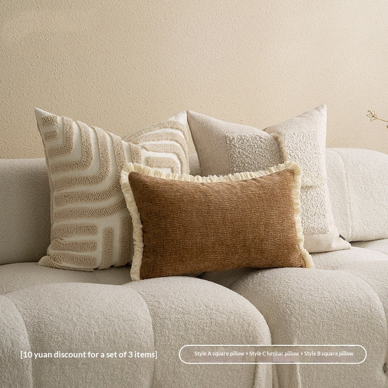 High End Sofa Throw Pillows Back Cushions Soft Furnishings Luxury Living Room Home Decor