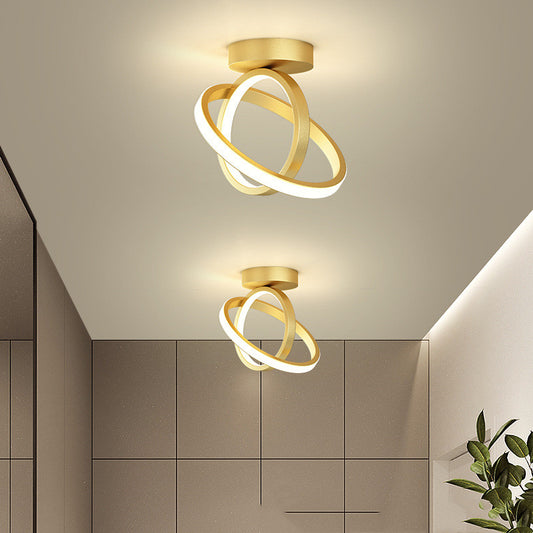 Nordic Corridor Simple Entrance Hall Lights Minimalist LED Ceiling and Wall Lamp for Modern Home Lighting Decor