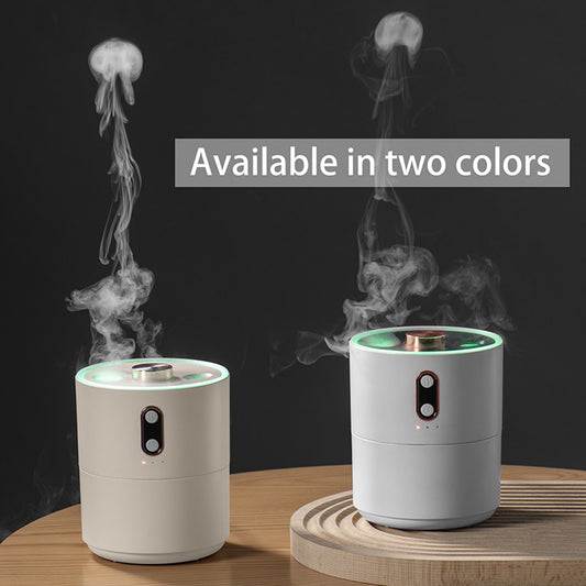 Jellyfish Spirit Desktop Air Purifying Humidifier Ultrasonic Aroma Diffuser Mist Maker for Home Office Decor