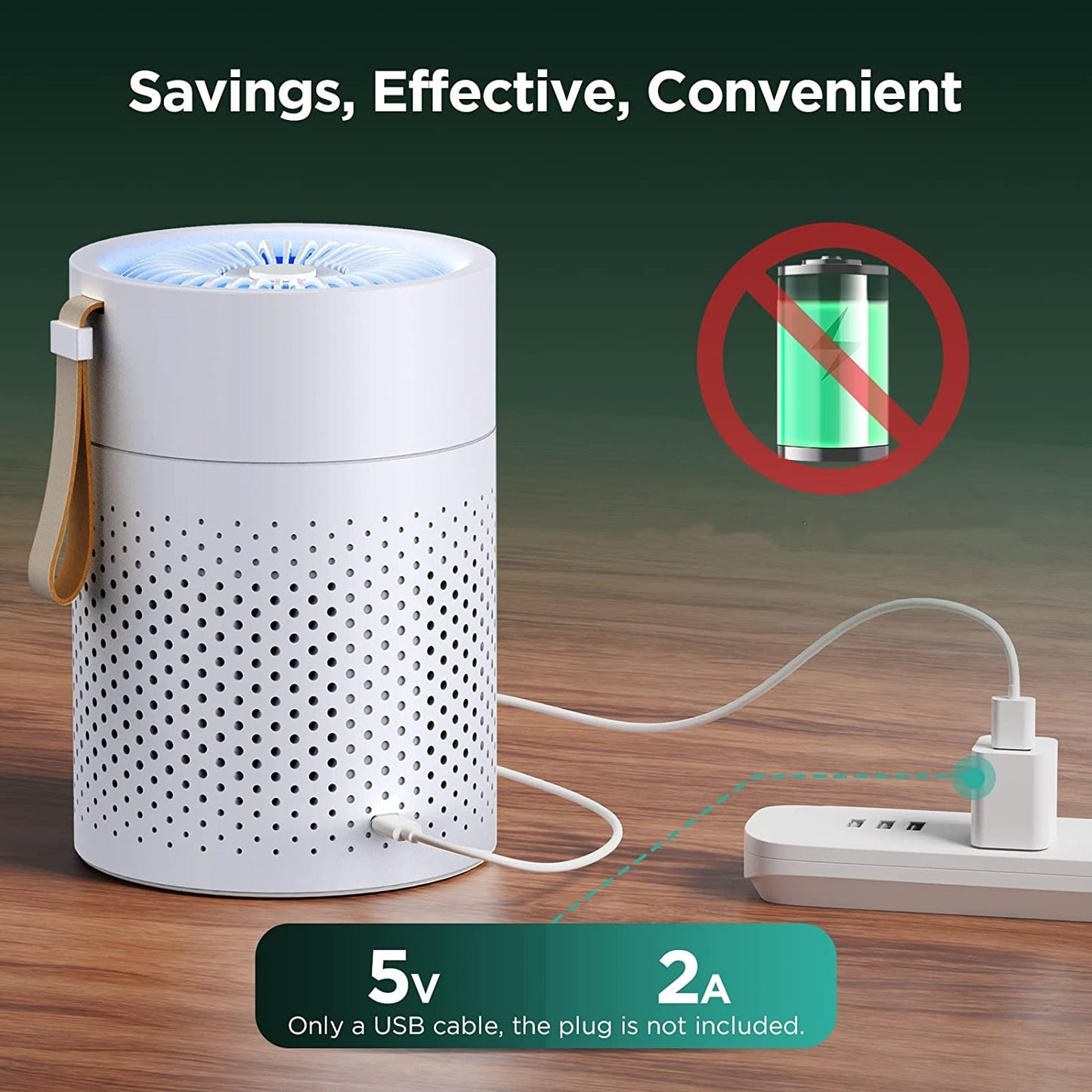 H13 True HEPA Air Purifier for Home Bedroom Quiet Portable Air Cleaner for Office and Living Room