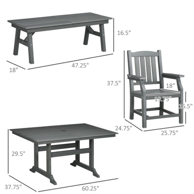 Outdoor Patio Furniture Set Modern Rattan Sectional Sofa and Table Garden Seating Set for Backyard Balcony
