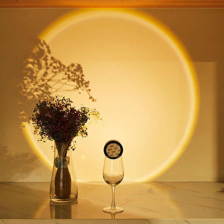 Wireless LED Closet Lights Battery Powered Under Cabinet Kitchen Lamp Sunset Nightlight Wall Light for Bedroom Furniture