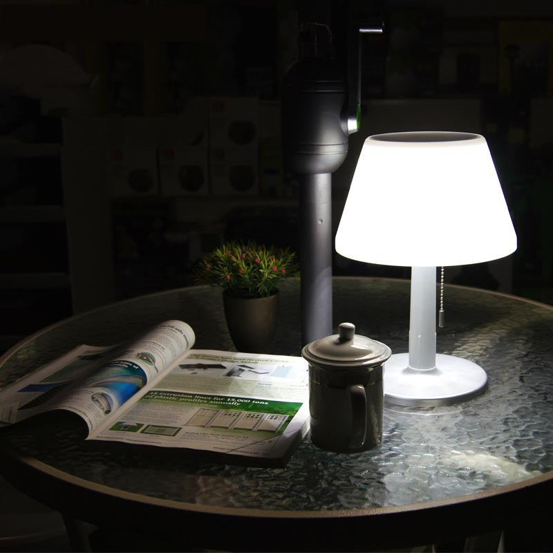Outdoor Waterproof Solar Desk Lamp Portable LED Table Light Garden Camping Lighting