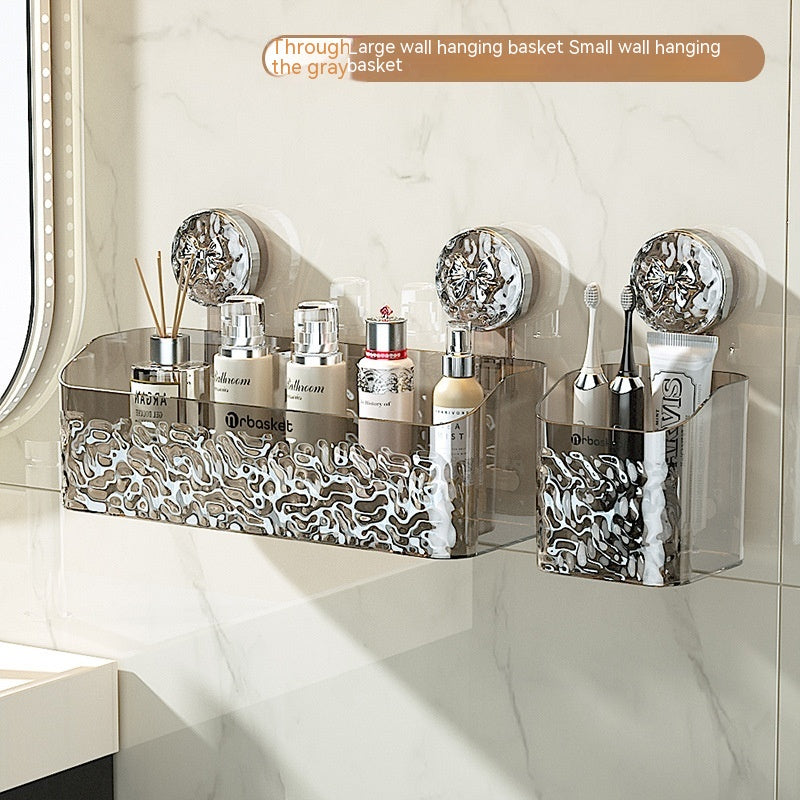 Wall-Mounted Bathroom Storage Box – Tissue, Shaver & Cloth Organizer Rack for Bathroom