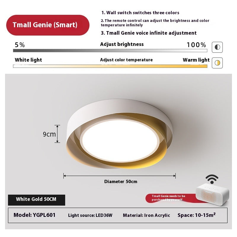 Modern Luxury Bedroom Ceiling Light Simple LED Ceiling Lamp for Living Room and Home Decor