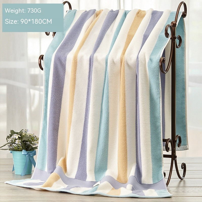 Cotton Absorbent Large Bath Towel Soft Quick Dry Bathroom Towel for Home Hotel Spa Use