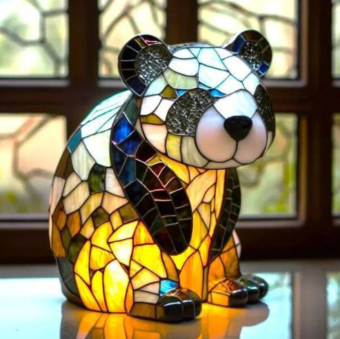 Indoor Resin Decorative Statue Lamp Creative Artistic Table Light for Home Living Room Decor