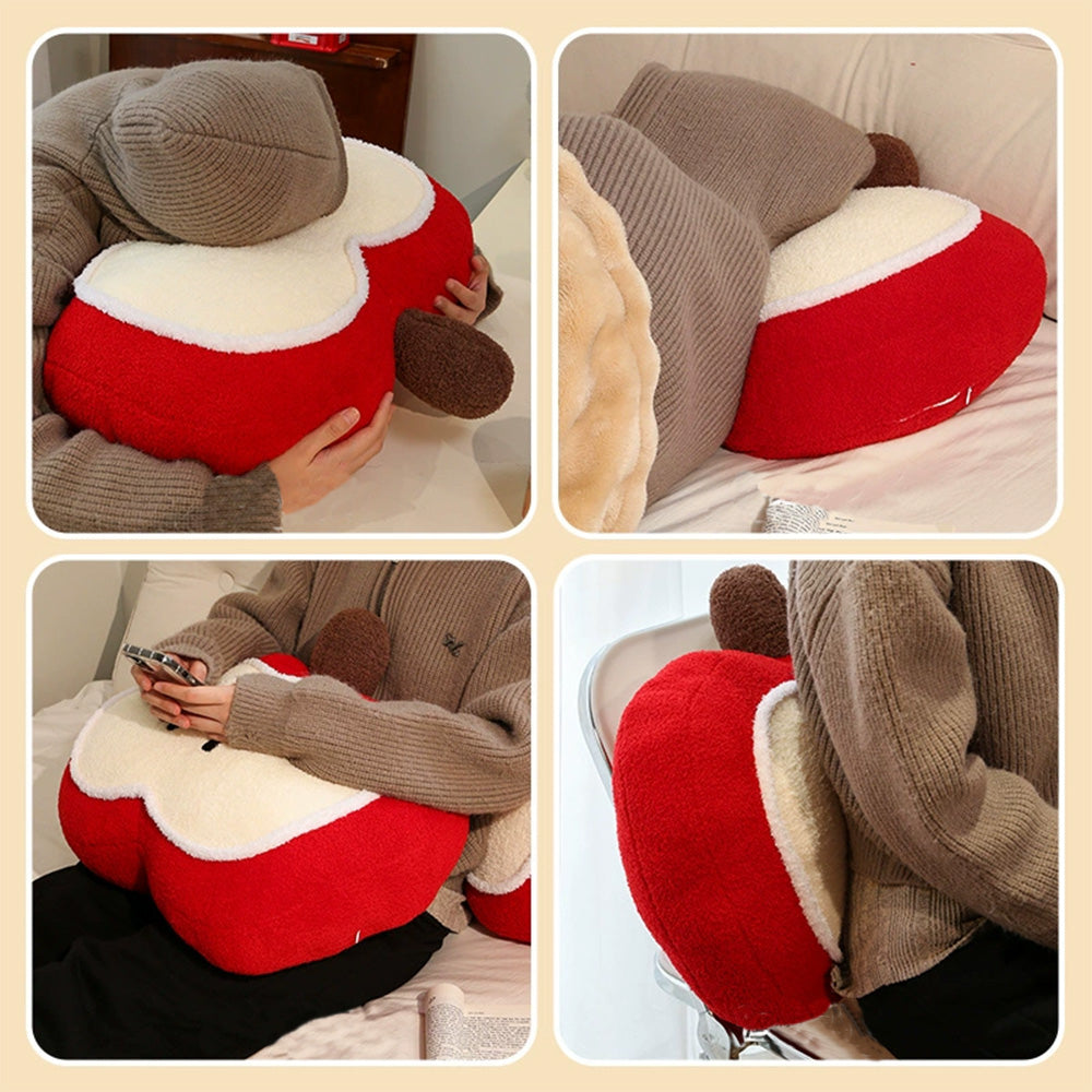 Fruit Shaped Pillows Cute Cartoon Seat Cushion Lumbar Waist Support Stuffed Plush Kids Home Decor