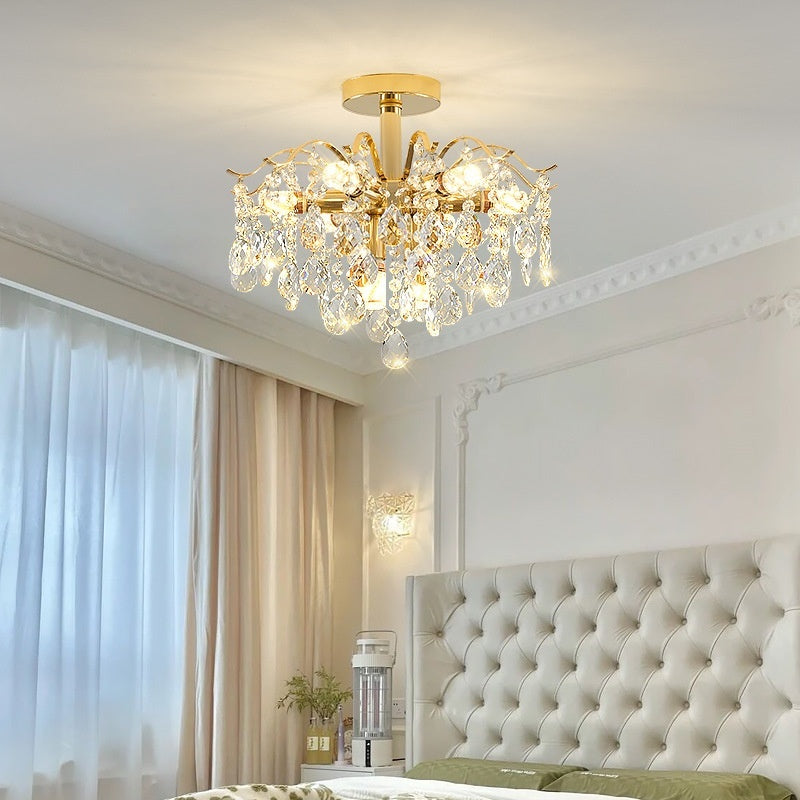 Affordable Luxury Crystal Chandelier – Modern Minimalist Living Room Ceiling Light