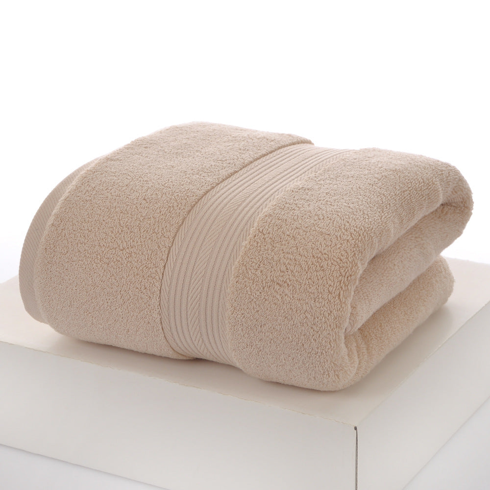 Plain Cotton Bath Towel Soft Absorbent Bulk Wholesale Bathroom Towels for Home and Hotel