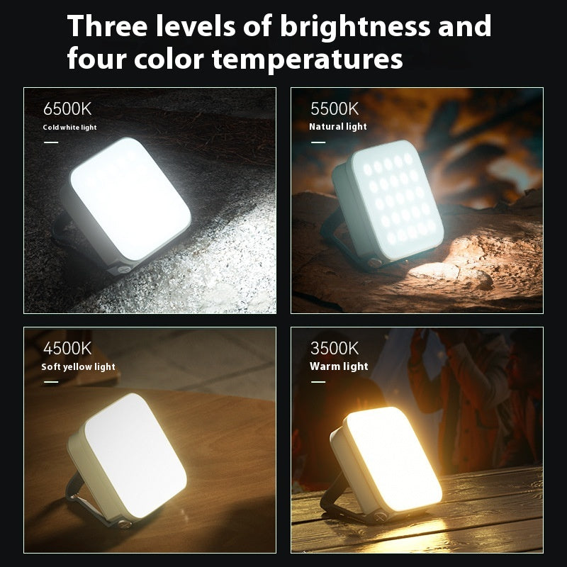 Ultra Long Life Battery Solar LED Camping Light Portable Outdoor Tent Lantern Atmosphere Lighting for Hiking and Emergency Use