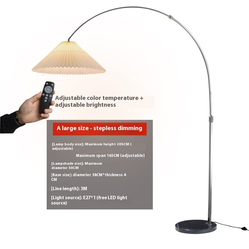 Fishing Rod Floor Lamp with Button Switch for Living Room Decor