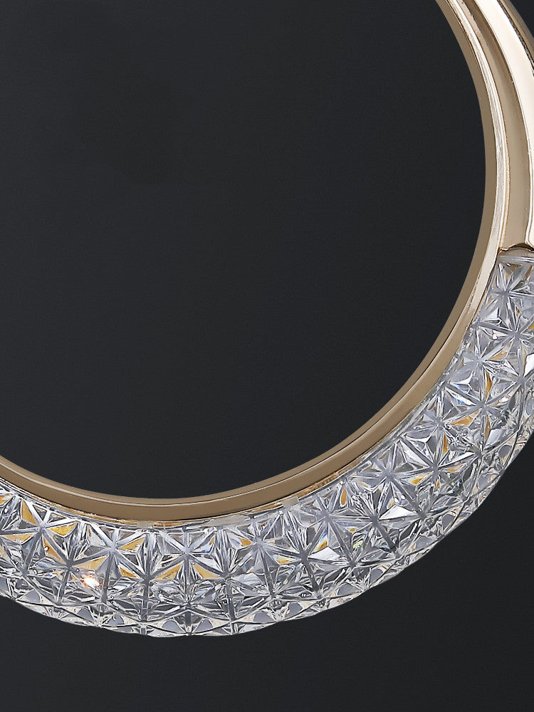 Modern Minimalist Light Luxury Long Line Chandelier Bedroom Bedside Small Pendant Ceiling Light