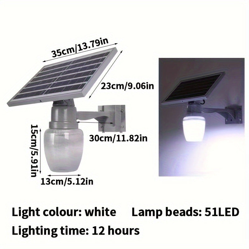 Smart Solar Light Automatic On/Off Dusk to Dawn Sensor Outdoor Waterproof Energy Saving Lamp