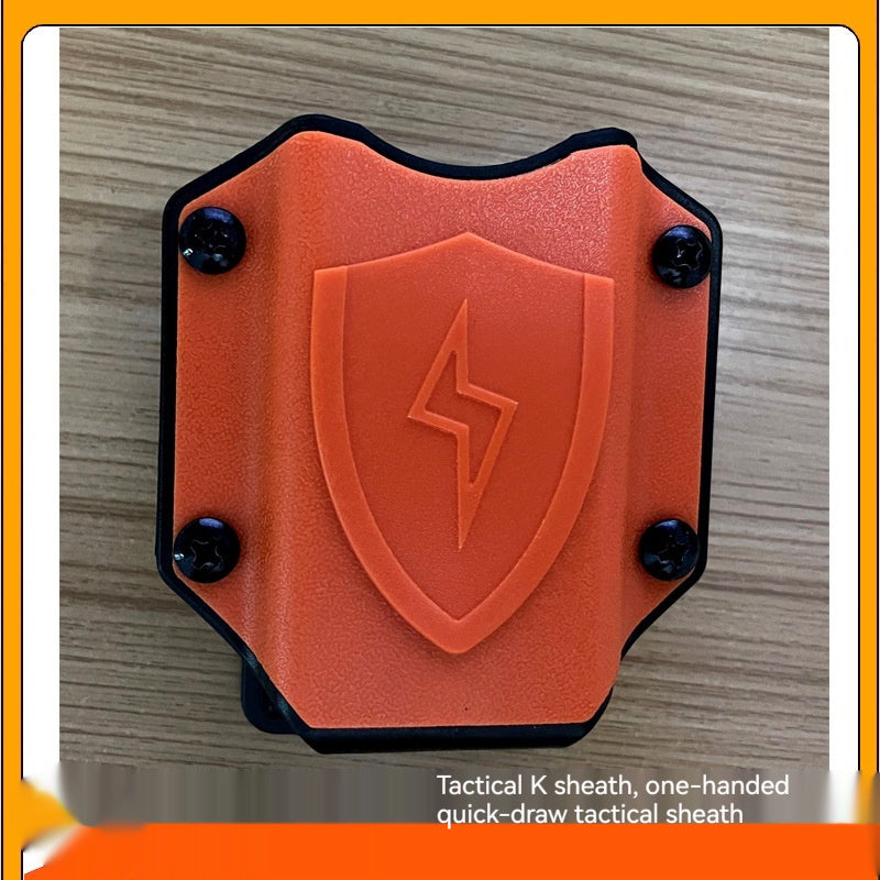Tactical Folding Pliers Cutter Quick Pull Sleeve Multi Tool with Storage Cover for Outdoor Use