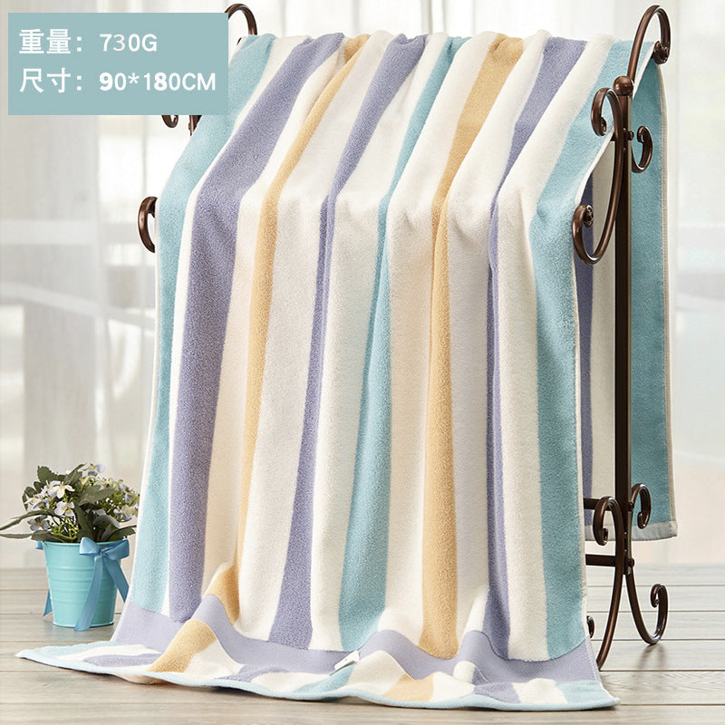 Cotton Absorbent Large Bath Towel Soft Quick Dry Bathroom Towel for Home Hotel Spa Use