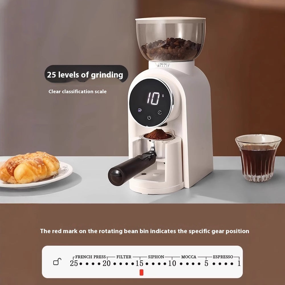 Smart Electric Coffee Grinder with Adjustable Scale Household Coffee Grinding Machine