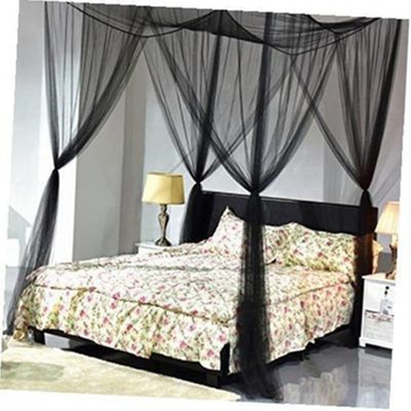 Household Mosquito Net Single Double Bed Free Installation Encrypted Mesh Dormitory Bed Net Dark Green