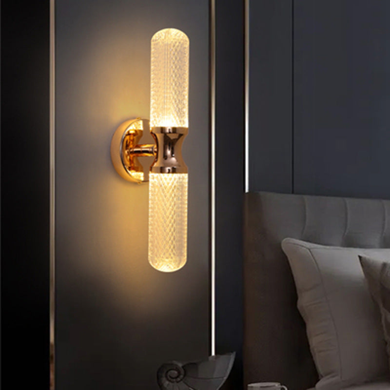 Nordic Minimalist Wall Lamp Light Luxury Living Room Bedroom Stairwell Background Wall Sconce
