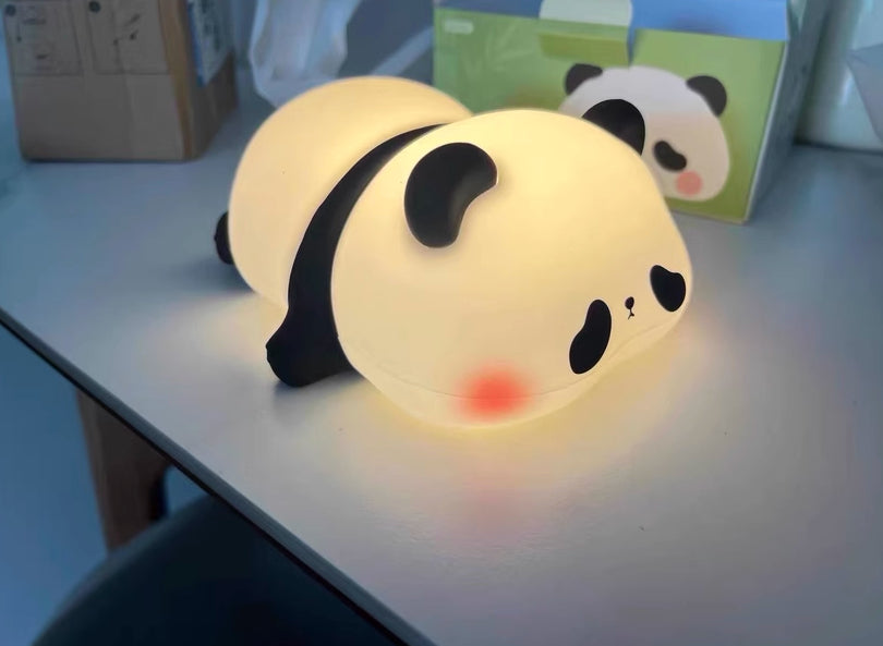 Cute Silicone Sheep Night Light Cartoon LED Bedroom Lamp Rechargeable Dimming Timer Kids Room Decor