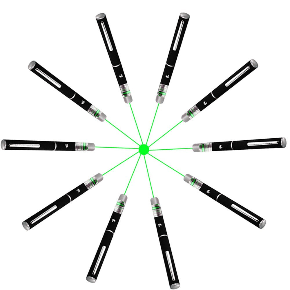 532nm Green Laser Pointer Pen – Visible Beam AAA Mini Laser Torch (10PCS Set)