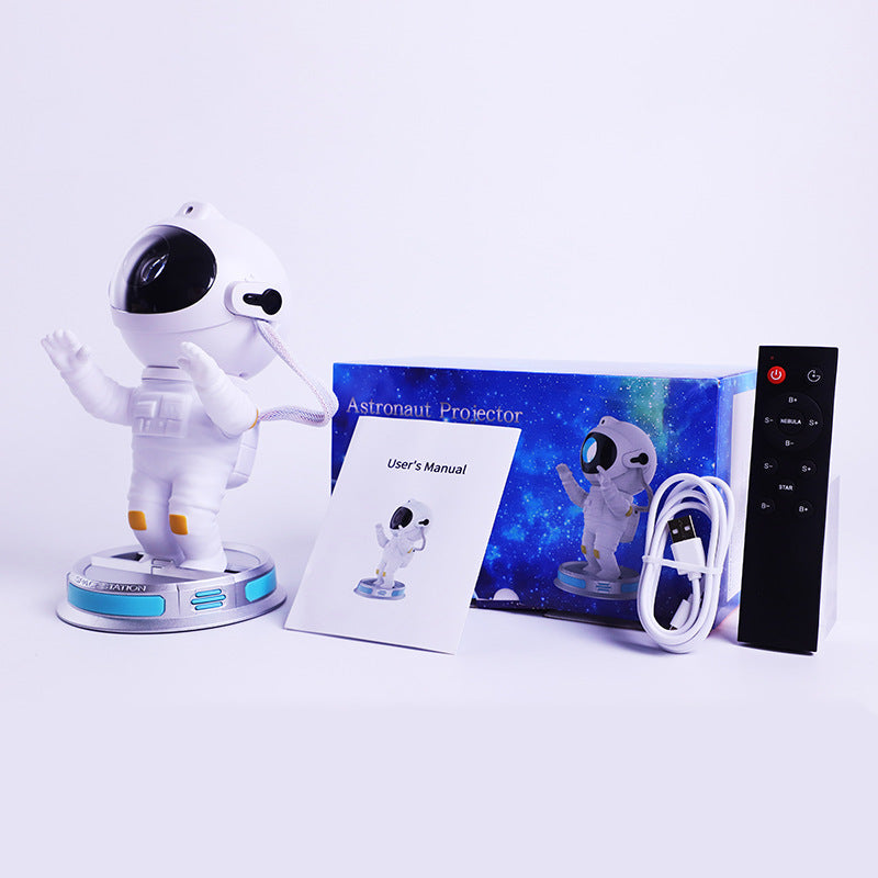 Astronaut Starry Night Light Projector Northern Lights LED Galaxy Lamp for Bedroom Kids Room Decor