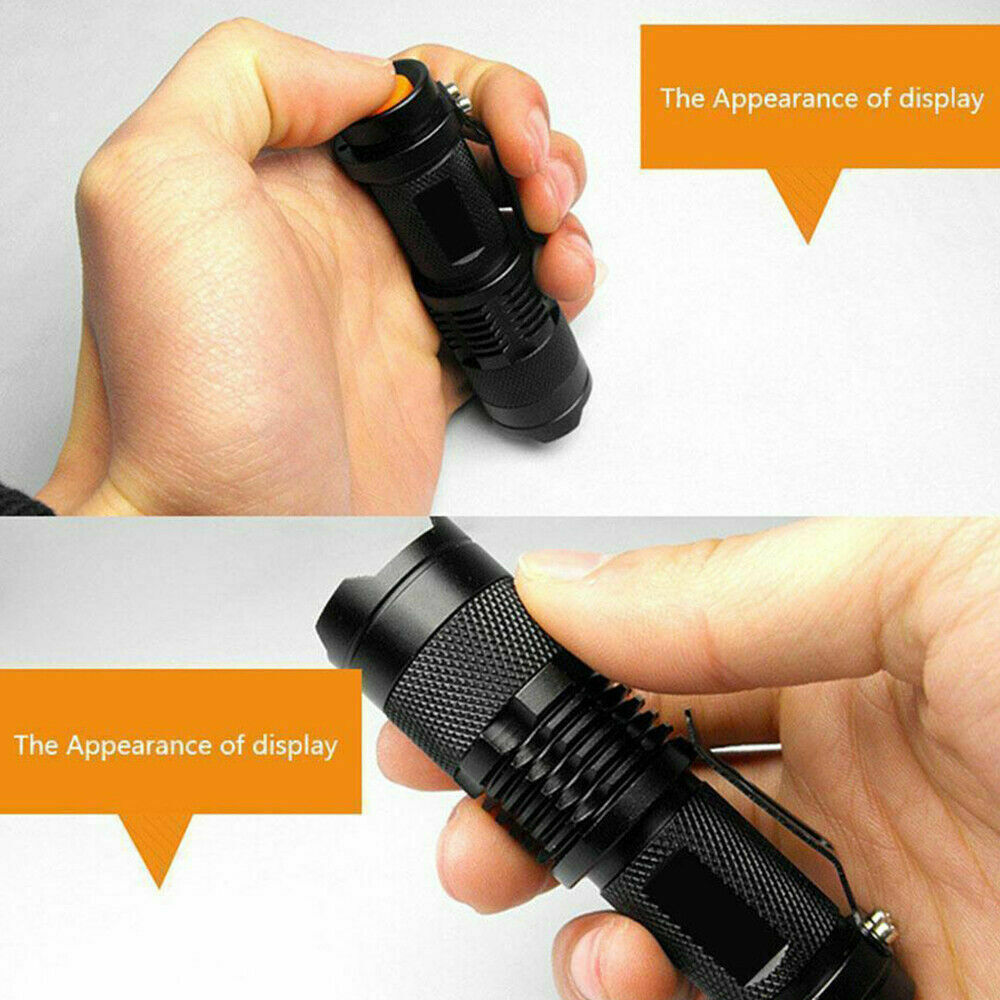 UV 395nm Blacklight Flashlight – Mini Handheld Detector for Pet Urine, Bed Bugs & Scorpions