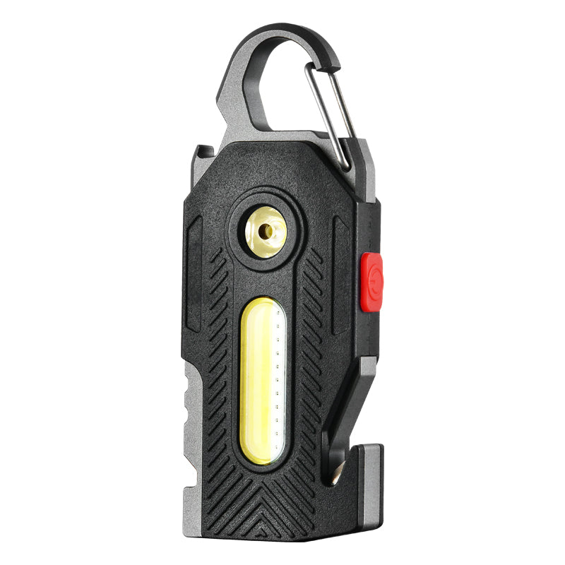 Multifunctional COB Keychain Work Light – Rechargeable High Brightness LED Emergency & Camping Light