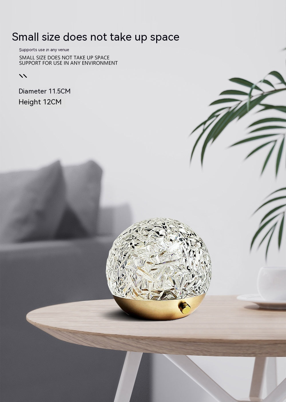 Water Ripple Projector Night Light Crystal Mood Lamp Sunset LED Bedside Decoration Aesthetic Home Bedroom Gift