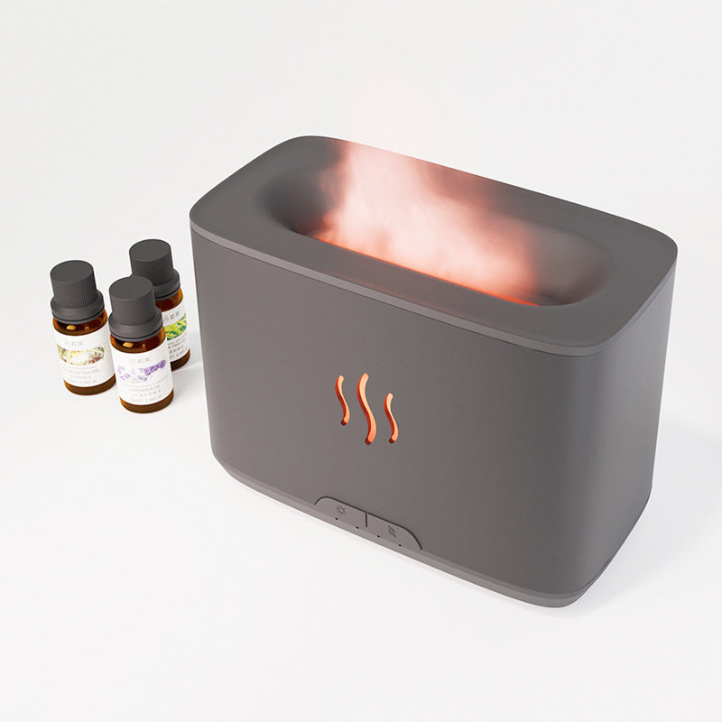 New Flame Aromatherapy Humidifier Household Desktop Large Capacity Essential Oil Diffuser for Home Decor Relaxation