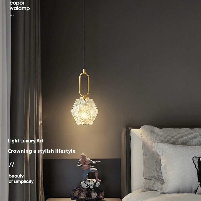 Modern Glass Chandelier Creative Restaurant Bar Simple Pendant Light Fixture Home Decor Lighting
