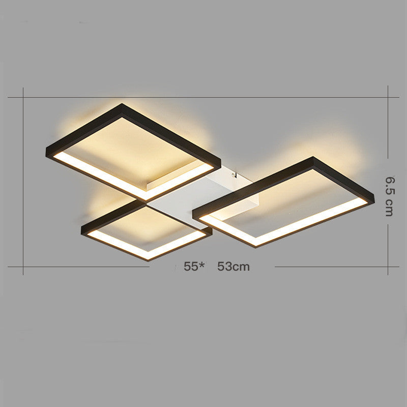 Warm LED Ceiling Lamp Simple Modern Bedroom Light for Household Living Room Home Decor