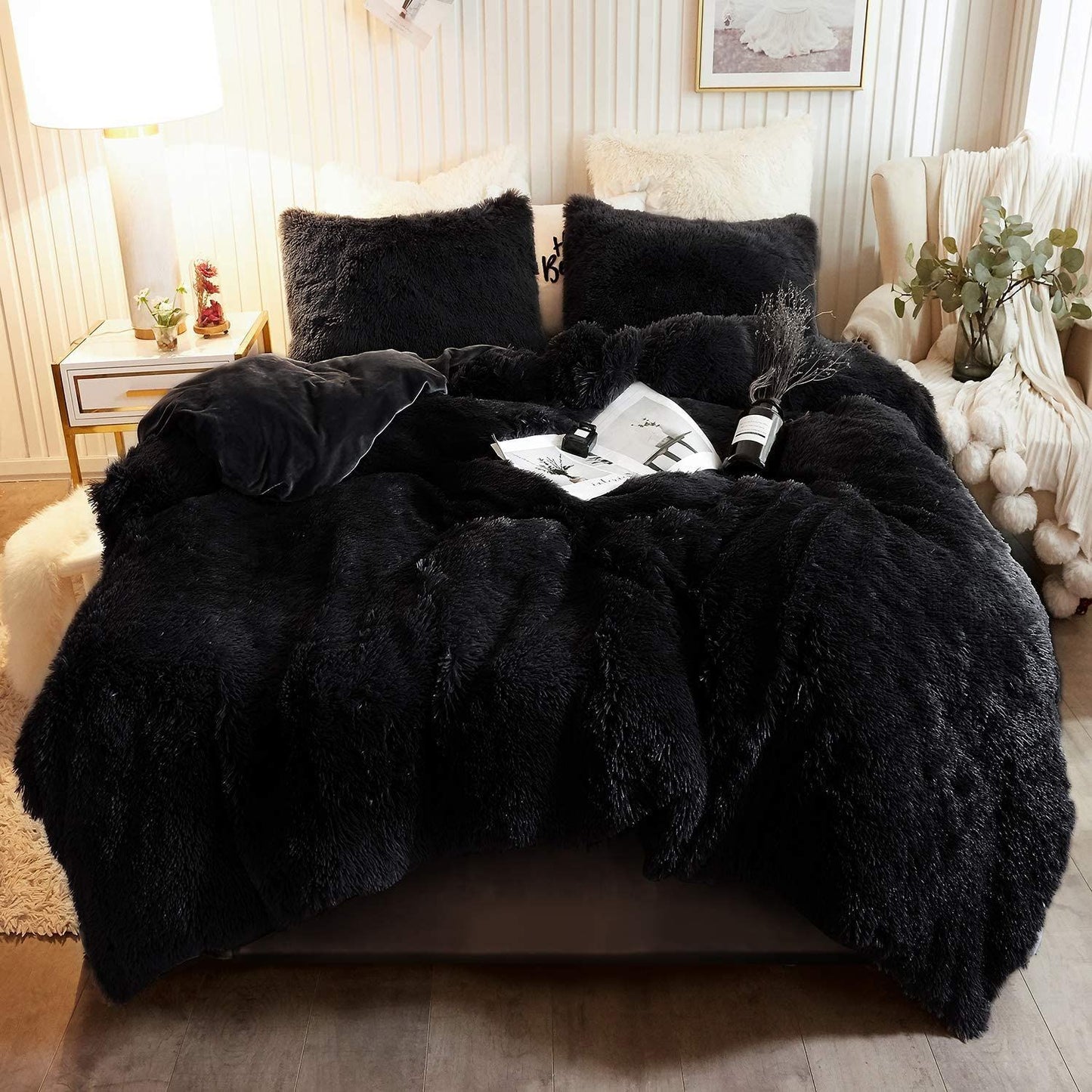 Plush Winter Bedding Set – Soft Quilt Cover 3-Piece & 4-Piece Warm Comfort Set
