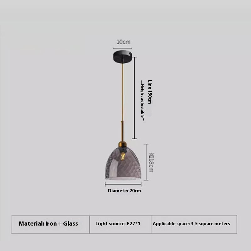 Trendy Glass Chandelier – Modern Ceiling Light for Living Room & Bedroom