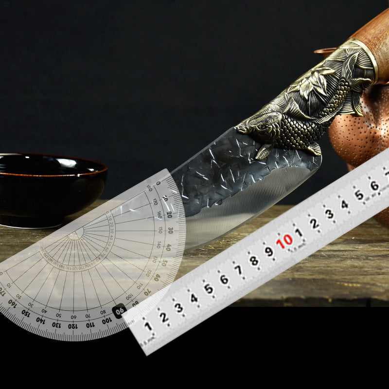 Hand Forged Kitchen Knife – Sharp Household Fruit & Vegetable Cutting Knife