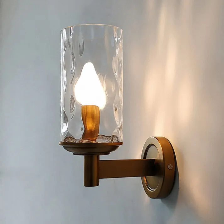 Light Luxury Copper Wall Lamp Modern Minimalist Bedroom Bedside Wall Sconce Lighting