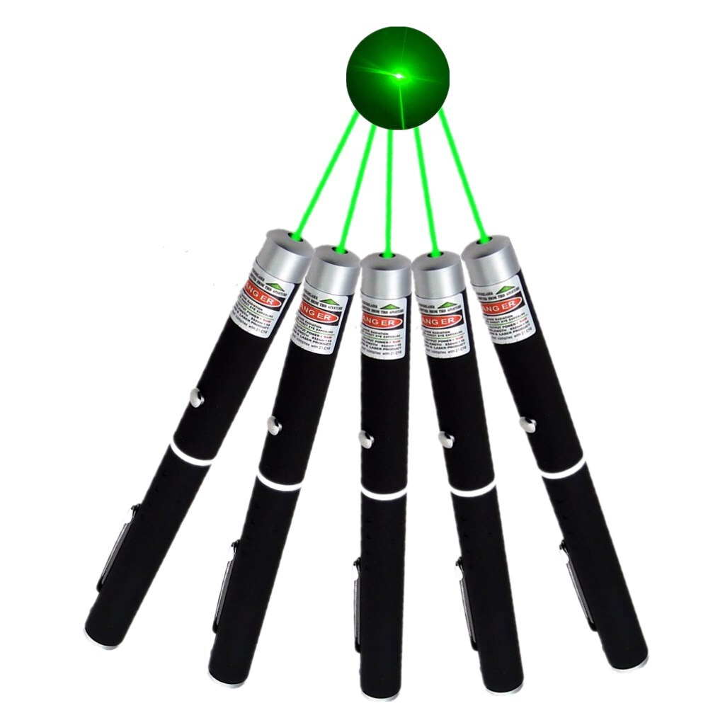 532nm Green Laser Pointer Pen – Visible Beam AAA Mini Laser Torch (10PCS Set)