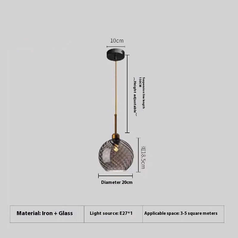 Trendy Glass Chandelier – Modern Ceiling Light for Living Room & Bedroom