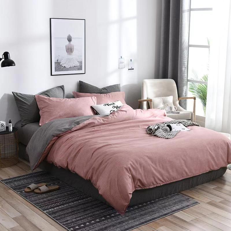 3-Piece Bedding Set Duvet Cover Quilt with 2 Pillowcases 50x70cm Soft Comfortable Bed Set